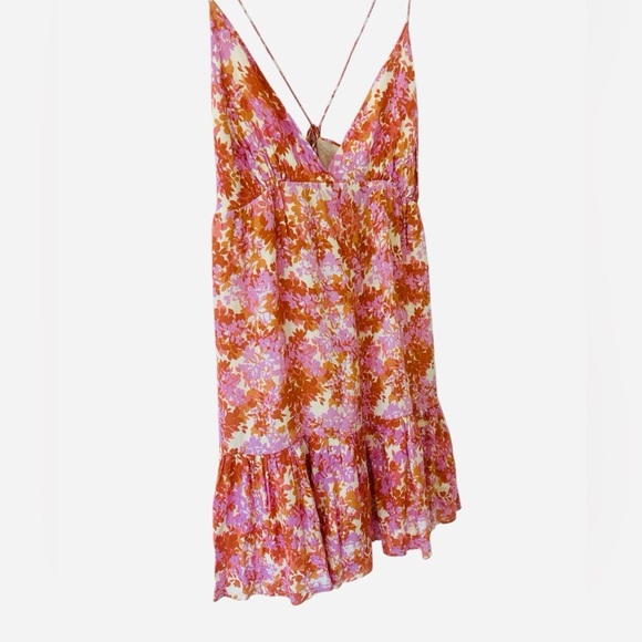 L*Space Nora Floral Print Babydoll Mini Dress - Picture 6 of 13